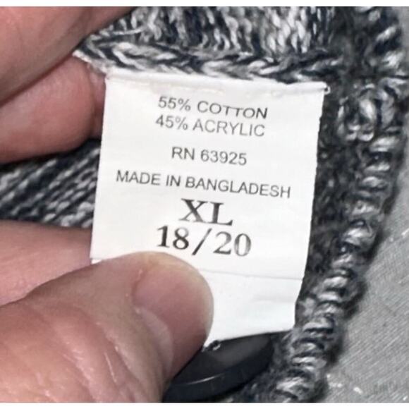 Retrofit Knit‎ Pullover Boys Sz XL (18/20) Blue/ Gray - Picture 6 of 6